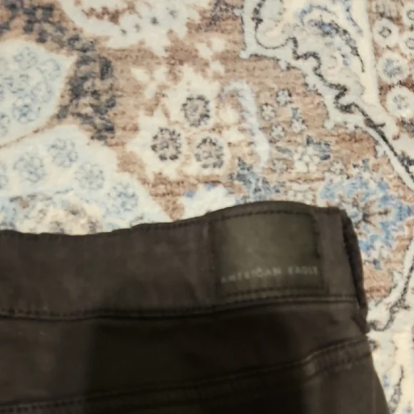 American Eagle Outfitters Women's Black Straight Leg Jeans - Picture 7 of 9